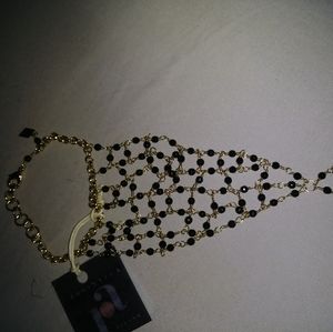 Rosantica Milano Onyz finger bracelet